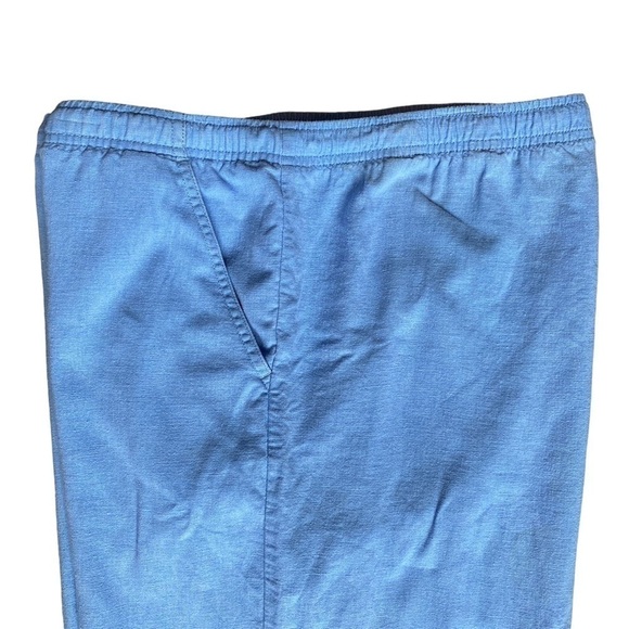 Erika Petites woman's Large Petite Linen pant trouser summer blue - Picture 6 of 10